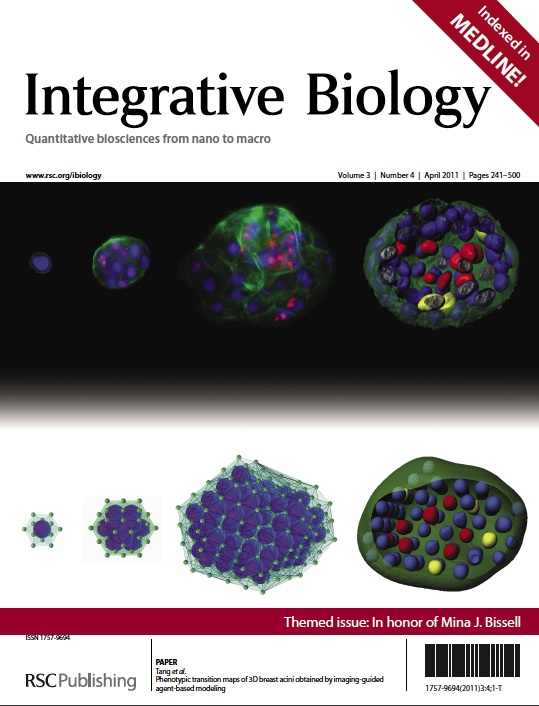 April 2011 cover of Integrative Biology journal
    cover